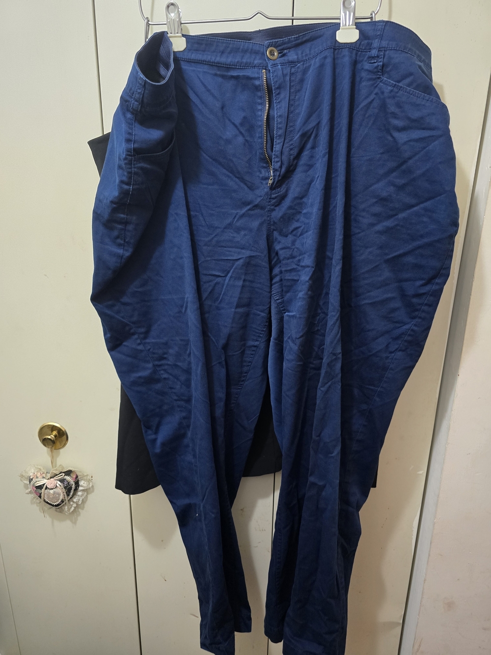 Catherines Navy Blue Chinos - Relaxed Fit